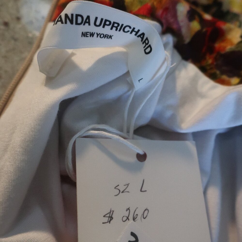 NWT Womens Amanda Uprichard Damira (Item-300) Multicolor Floral Midi Dress L - Picture 15 of 16